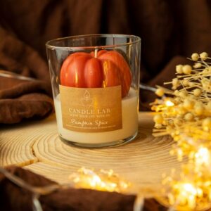 Pumpkin candle